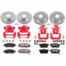 Load image into Gallery viewer, PowerStop Z23 Evolution Sport Brake Rotors + Pads Honda Accord Coupe 4 Cyl. (98-02) Front or Rear - Front &amp; Rear Alternate Image