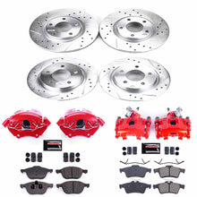 Load image into Gallery viewer, PowerStop Z23 Evolution Sport Brake Rotors + Pads + Calipers Mazda 3 2.3L (2004) Front or Rear - Front &amp; Rear Alternate Image