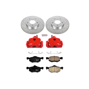 341.44 PowerStop Z23 Evolution Sport Brake Rotors + Pads + Calipers Ford Escape (01-06) Front Only - Redline360