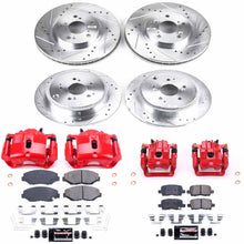 Load image into Gallery viewer, 372.38 PowerStop Z23 Evolution Sport Brake Rotors Kit Honda Pilot (03-08) Front or Rear - Redline360 Alternate Image