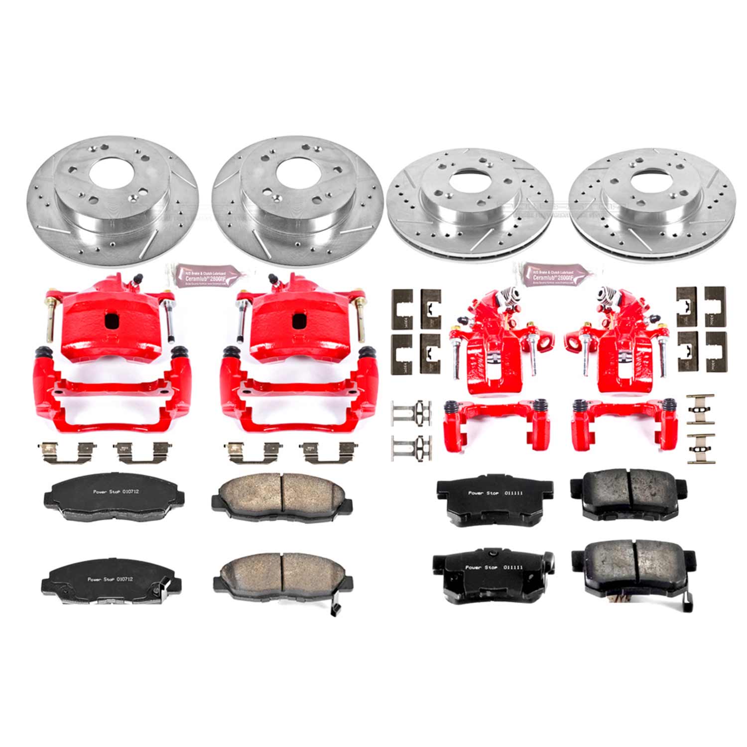 Power Stop 90-00 Honda Civic Front Z23 Evolution Sport Brake Kit main image 1
