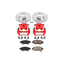 Load image into Gallery viewer, PowerStop Z23 Evolution Sport Brake Rotors + Pads &amp; Calipers Honda Civic Hatchback (04-05) Front or Rear - Front Alternate Image
