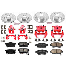 Load image into Gallery viewer, PowerStop Z23 Evolution Sport Brake Rotors + Pads &amp; Calipers Honda Civic Hatchback (04-05) Front or Rear - Front &amp; Rear Alternate Image