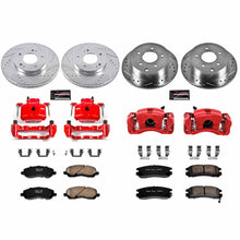Load image into Gallery viewer, PowerStop Z23 Evolution Sport Brake Kits Mitsubishi Galant (10-12) 4 Cyl (04-06, 2009) DE/ES/SE (07-08) Front or Rear - Rotors + Pads + Calipers / Front &amp; Rear Alternate Image