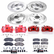 Load image into Gallery viewer, PowerStop Z23 Evolution Sport Brake Kits Mitsubishi Eclipse 4 Cyl 4G (06-12) Front or Rear - Rotors + Pads / Front &amp; Rear Alternate Image