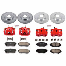 Load image into Gallery viewer, PowerStop Z23 Evolution Sport Brake Kits Mazda RX-8 [w/o Sport Suspension] (04-08) Front or Rear - Rotors + Pads + Calipers / Front &amp; Rear Alternate Image