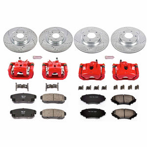 523.68 PowerStop Z23 Evolution Sport Brake Kits Mazda RX8 [w/ Sport Suspension] (04-11) Front or Rear - Redline360