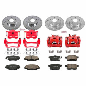 323.78 PowerStop Z23 Evolution Sport Brake Rotors Kit Honda Accord Sedan / Coupe 4 Cyl. (08-10) Front or Rear - Redline360