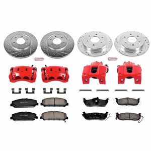 570.74 PowerStop Z23 Evolution Sport Brake Kits Nissan Titan (2008-2010) Front or Rear - Redline360