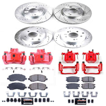 Load image into Gallery viewer, PowerStop Z23 Evolution Sport Brake Kits Mitsubishi Galant Ralliart (07-08) 3.8L V6 (2009) Front or Rear - Rotors + Pads + Calipers / Front &amp; Rear Alternate Image