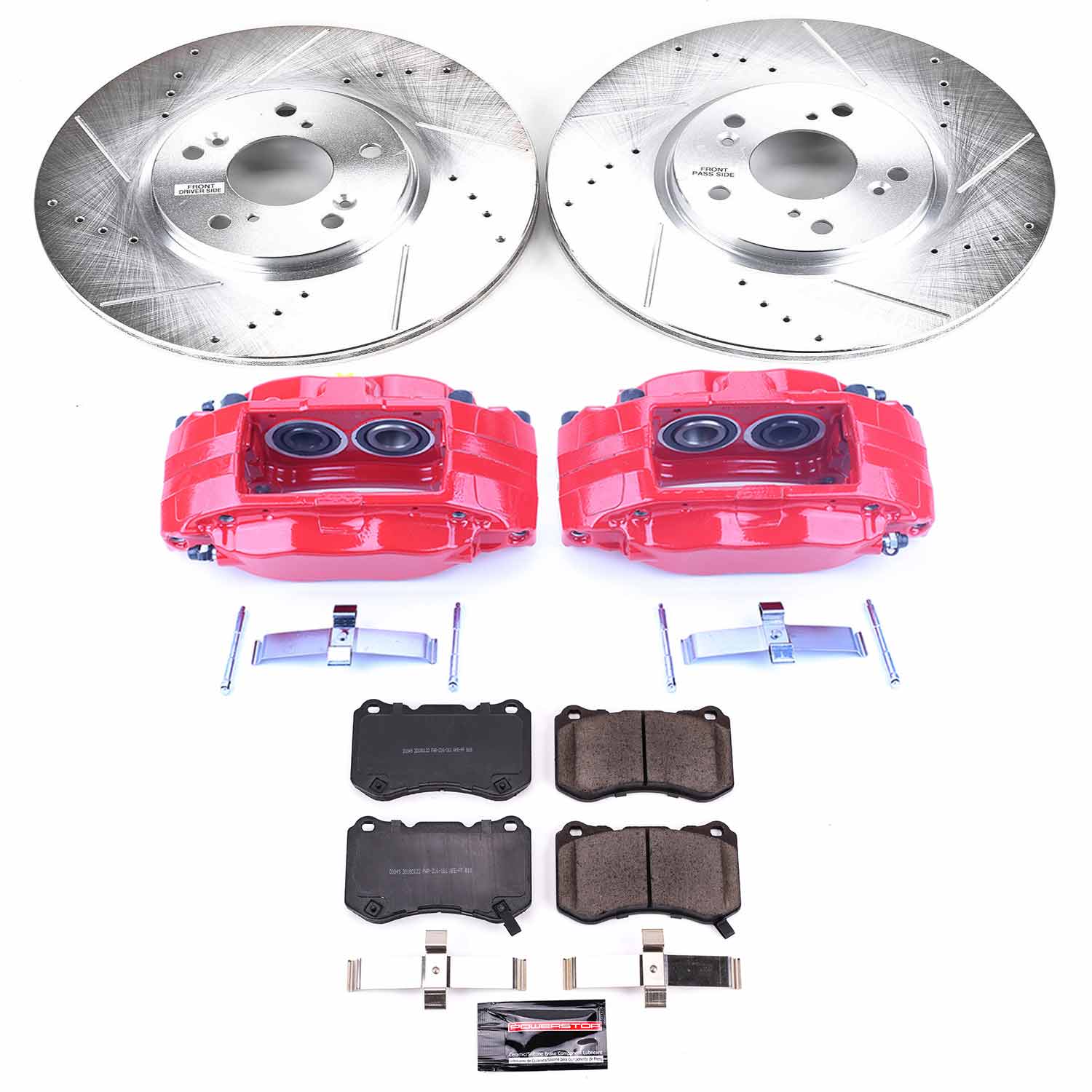 PowerStop Front Z23 Evolution Sport Brake Kit w/ Calipers | Acura TL (09-14) (KC5855)
