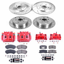 Load image into Gallery viewer, PowerStop Z23 Evolution Sport Brake Rotors + Pads + Calipers Mitsubishi Endeavor (2004-2008) Front or Rear - Front &amp; Rear Alternate Image
