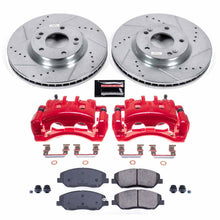Load image into Gallery viewer, PowerStop Z23 Evolution Sport Brake Rotors + Pads + Caliper Hyundai Santa Fe (07-09) Front Only - Default Title Alternate Image