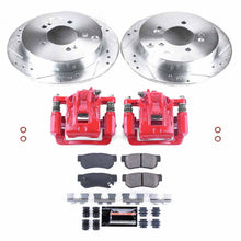 Load image into Gallery viewer, PowerStop Z23 Evolution Sport Brake Rotors + Pads + Caliper Hyundai Santa Fe 2WD/4WD (01-06) Rear Only - Default Title Alternate Image
