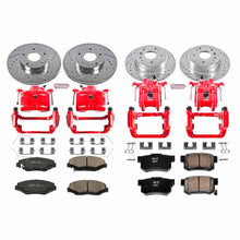 Load image into Gallery viewer, PowerStop Z23 Evolution Sport Brake Rotors Honda Element (03-11) Front or Rear - Rotors + Pads + Calipers / Front &amp; Rear Alternate Image