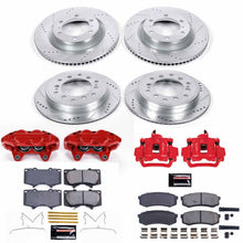Load image into Gallery viewer, PowerStop Z23 Evolution Sport Brake Rotors + Pads &amp; Calipers Toyota 4Runner (10-15) Front or Rear - Rotors + Pads + Calipers / Front &amp; Rear Alternate Image