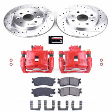 Load image into Gallery viewer, 327.89 PowerStop Z23 Evolution Sport Brake Rotors + Pads &amp; Calipers Kia Rio (03-05) Front Only - Redline360 Alternate Image