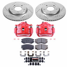 Load image into Gallery viewer, 413.60 PowerStop Z23 Evolution Sport Brake Rotors + Pads &amp; Calipers Kia Soul 1.6L (10-11) Front Only - Redline360 Alternate Image