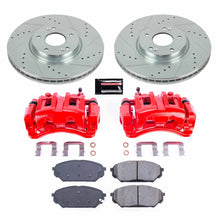 Load image into Gallery viewer, PowerStop Z23 Evolution Sport Brake Rotors + Pads + Caliper Hyundai Veracruz (07-12) Front Only - Default Title Alternate Image