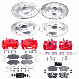 381.51 PowerStop Z23 Evolution Sport Brake Rotors Kit Honda CR-V (05-06) Front or Rear - Redline360