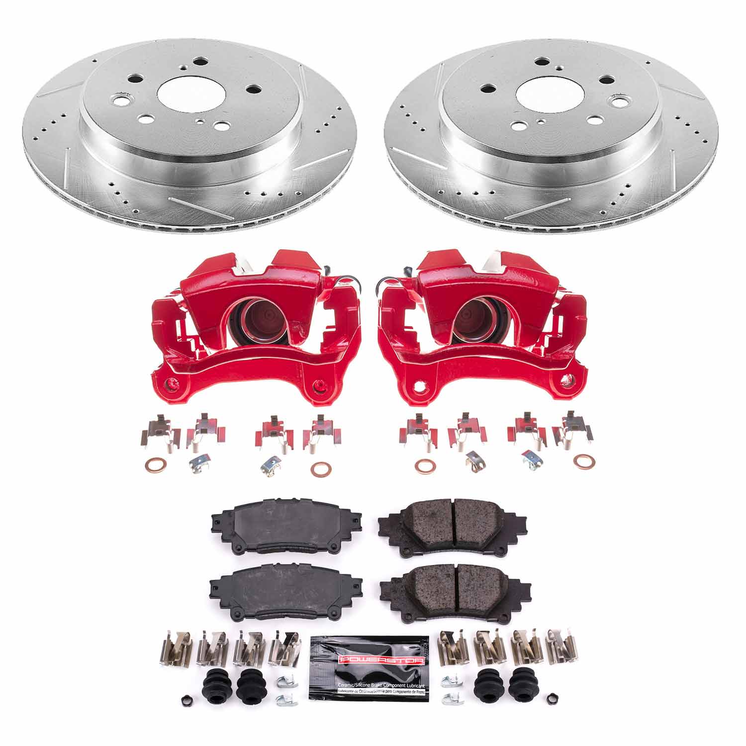 PowerStop Z23 Evolution Sport Brake Rotors + Pads & Calipers Lexus RC200t  (16-17) RC300 (16-19) RC350 (15-19) Front or Rear