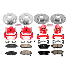 Load image into Gallery viewer, PowerStop Z23 Evolution Sport Brake Rotors Honda Civic Coupe Si EM1 (99-00) Front or Rear - Rotors + Pads + Calipers / Front &amp; Rear Alternate Image