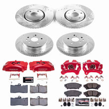 Load image into Gallery viewer, PowerStop Z23 Evolution Sport Brake Rotors + Pads &amp; Calipers Lexus IS350 F Sport RWD Sedan (14-15, 2019) Front or Rear - Rotors + Pads + Calipers / Front &amp; Rear Alternate Image