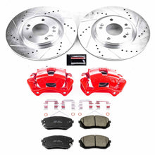 Load image into Gallery viewer, PowerStop Z23 Evolution Sport Brake Rotors + Pads + Caliper Hyundai Sonata Eco/SE/Sport/Sport 2.0T/Limited Non-Turbo (15-16) Front Only - Default Title Alternate Image