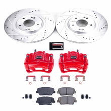 Load image into Gallery viewer, PowerStop Z23 Evolution Sport Brake Rotors + Pads &amp; Calipers Kia Sorento (16-19) Front Only - Default Title Alternate Image