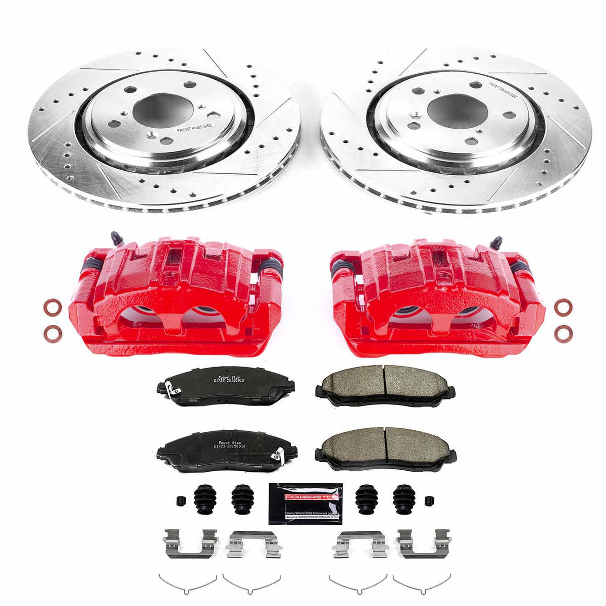 Power Stop Front & Rear Autospecialty Brake Kit | 1993-1996 Honda Prelude VTEC (KOE1038) main image 1