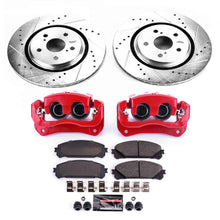 Load image into Gallery viewer, PowerStop Z23 Evolution Sport Brake Rotors + Pads + Calipers Lexus RX450hL (18-19) Front Only - Default Title Alternate Image