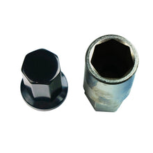 Load image into Gallery viewer, Project Kics Caliber 24 6H Lug Nut Set [24 PCS - M12X1.50] Black or Titanium Blue - Black Alternate Image
