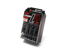 Load image into Gallery viewer, Project Kics Lug Nuts Set [Leggdura Racing w/ Laser Logo - 20 PCS - M12X1.50 or M12X1.25] Optional Finish - M12X1.50 / Black Alternate Image