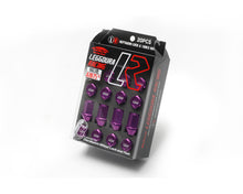 Load image into Gallery viewer, Project Kics Lug Nuts Set [Leggdura Racing w/ Laser Logo - 20 PCS - M12X1.50 or M12X1.25] Optional Finish - M12X1.50 / Purle Alternate Image