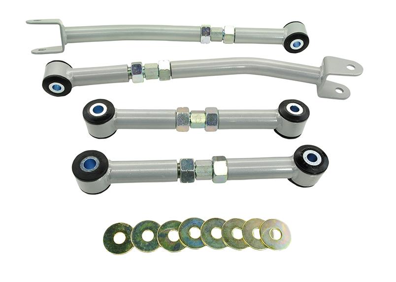 446.93 Whiteline Control Arms Subaru Outback [Front & Rear Lower Camber/Toe] (00-09) KTA124 - Redline360