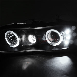 179.95 Spec-D Projector Headlights Chevy Camaro (98-02) Dual Halo LED - Black / Smoked / Chrome - Redline360