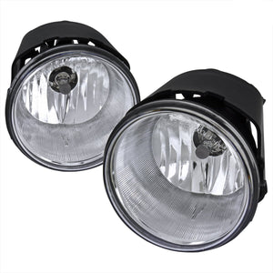 63.00 Spec-D OEM Fog Lights Jeep Commander (06-08) Grand Cherokee (05-09) Chrome / Smoked - Redline360