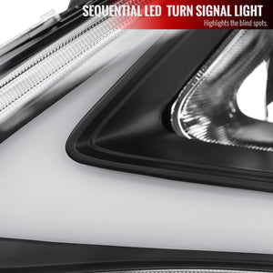 299.95 Spec-D Projector Headlights Toyota Camry (2010-2011) Sequential Switchback LED - Black - Redline360