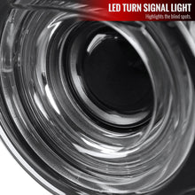 Load image into Gallery viewer, 499.95 Spec-D Projector Headlights Dodge Challenger (2015-2020) Dual LED Halo w Amber - Black - Redline360 Alternate Image