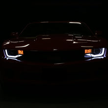 Load image into Gallery viewer, 299.95 Spec-D Projector Headlights Chevy Camaro (2010-2013) LED DRL Bar - Black / Chrome - Redline360 Alternate Image