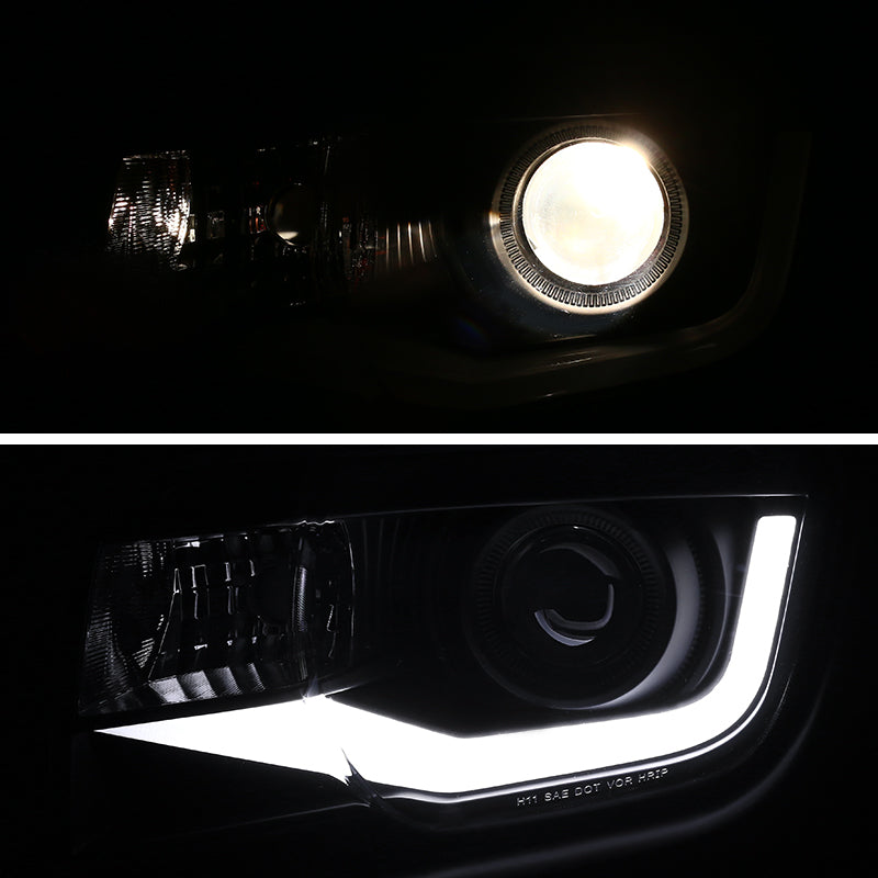 Spec-D Projector Headlights Chevy Camaro (2010-2013) LED DRL Bar
