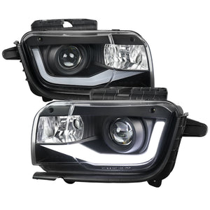 299.95 Spec-D Projector Headlights Chevy Camaro (2010-2013) LED DRL Bar - Black / Chrome - Redline360