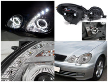 Load image into Gallery viewer, 199.95 Spec-D Projector Headlights Lexus GS300 GS400 GS430 (98-05) LED Halo Black or Chrome - Redline360 Alternate Image