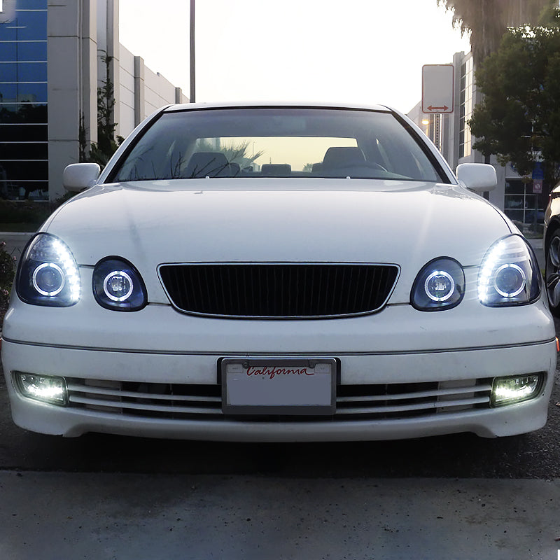 Spec-D Projector Headlights Lexus GS300 GS400 GS430 (98-05) LED Halo B