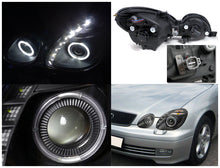 Load image into Gallery viewer, 199.95 Spec-D Projector Headlights Lexus GS300 GS400 GS430 (98-05) LED Halo Black or Chrome - Redline360 Alternate Image