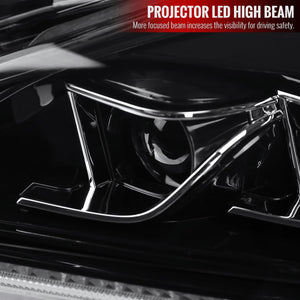 499.95 Spec-D Projector Headlights Lexus IS250 / IS350 (2006-2012) Sequential LED w/ Black Housing - Redline360