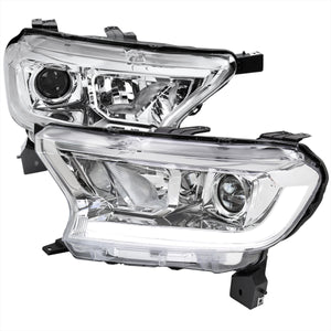 439.95 Spec-D Projector Headlights Ford Ranger XL/XLT (2019-2021) Sequential LED - Black / Tinted / Clear - Redline360