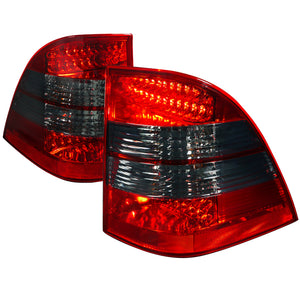 119.95 Spec-D LED Tail Lights Mercedes ML320 ML350 ML430 ML500 ML55 AMG W163 (98-05)  Red - Redline360