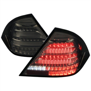 289.95 Spec-D LED Tail Lights Mercedes C230 C240 C320 W203 Sedan (01-04) Sequential Black / Tinted / Red - Redline360