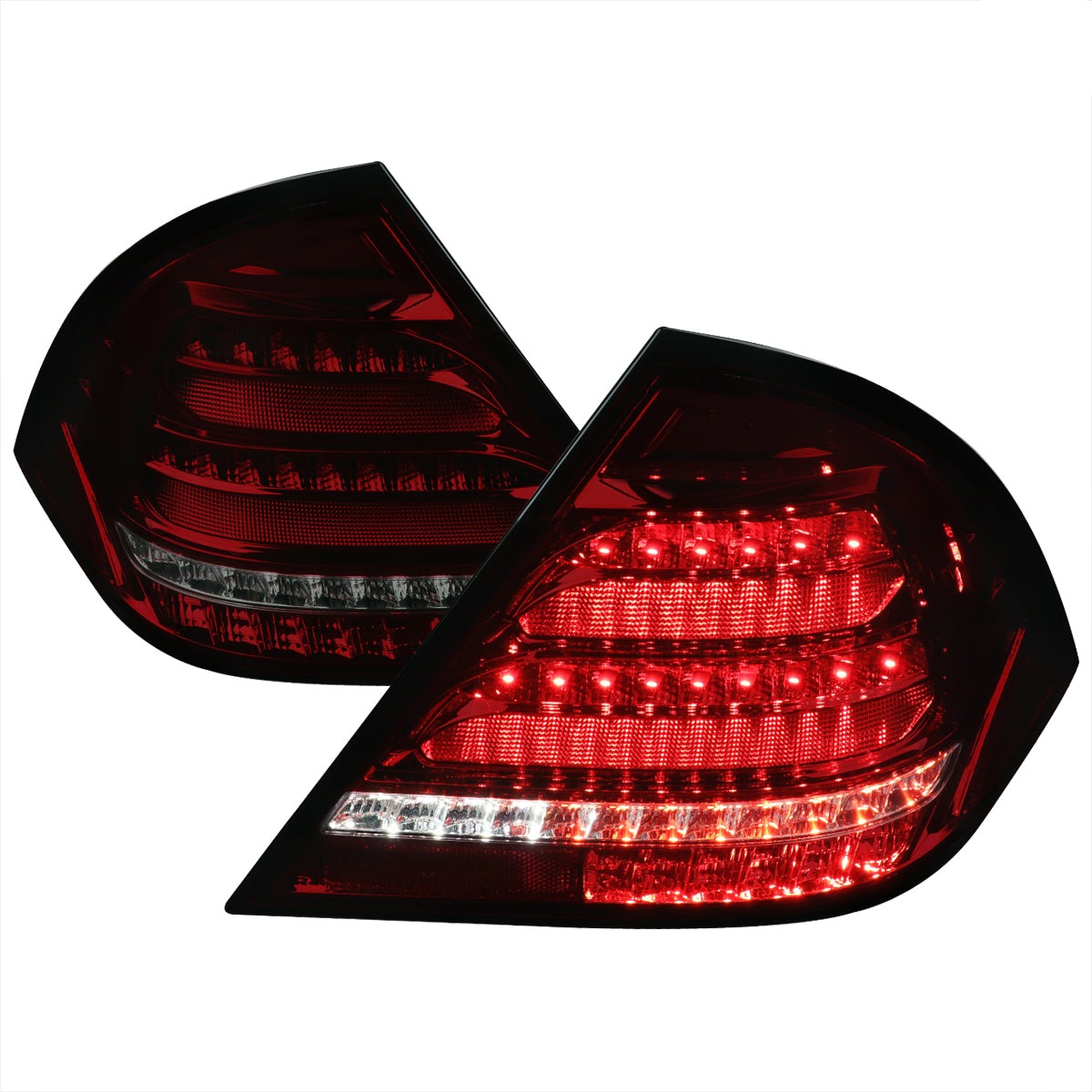 Spec-D LED Tail Lights Mercedes C230 C240 W203 Sedan (01-04) Sequ – Redline360